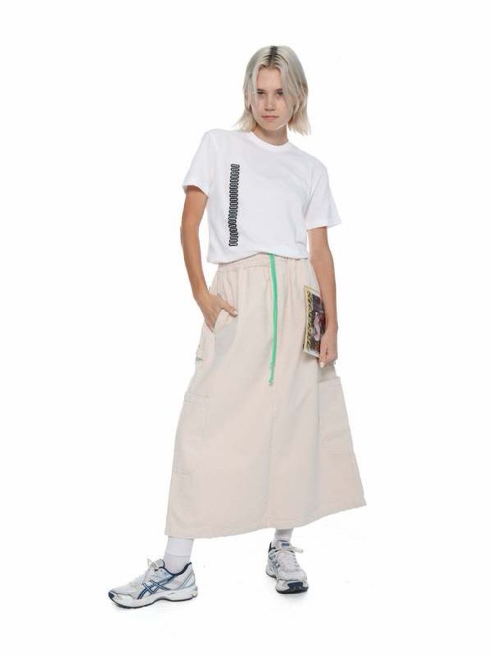 Meals Work Skirt White XS